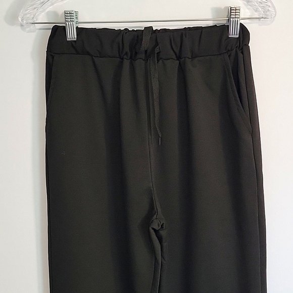 Cherfly Quarter Zip Sweatshirt & Drawstring Pants In Black Size Small NWT - Picture 8 of 14